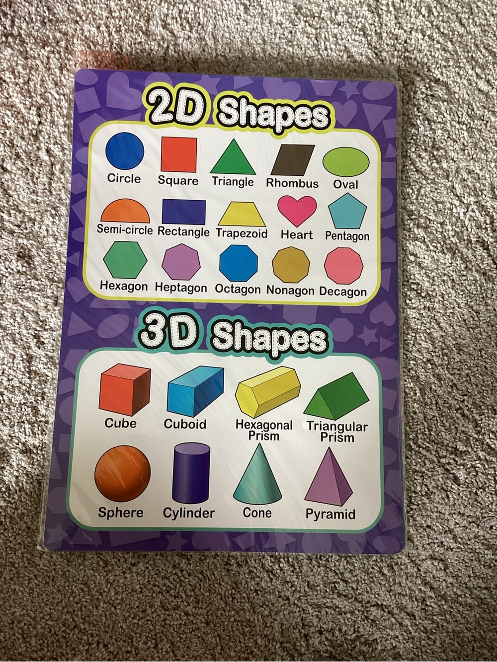 Subtraction Learning Chart - Multicolor - Picture 5 of 7